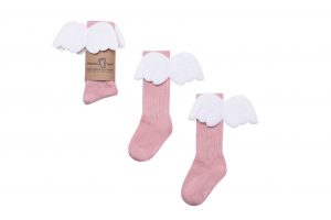 Podkolanówki Mama's Feet Aniołek Różowy