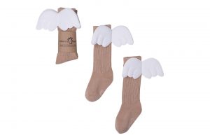 Podkolanówki Mama's Feet Aniołek Beżowy