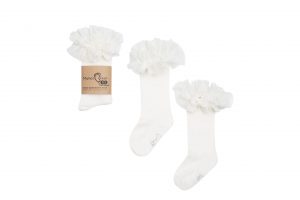 Podkolanówki Mama's Feet Tutu Ecru