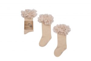 Podkolanówki Mama's Feet Tutu Beż