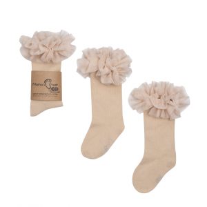 Podkolanówki Mama’s Feet Tutu Beż