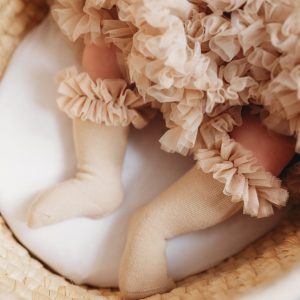Podkolanówki Mama’s Feet Tutu Beż