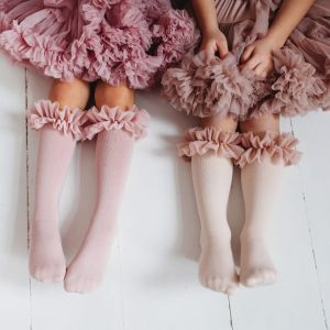 Podkolanówki Mama’s Feet Tutu Brudny Róż