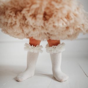 Podkolanówki Mama’s Feet Tutu Ecru