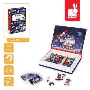 Magnetyczna układanka Kosmos Magnetibook, Janod