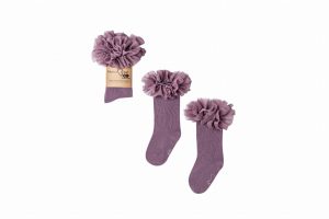 Podkolanówki Mama's Feet Tutu Brudny wrzos