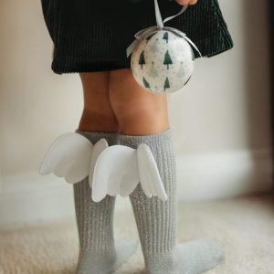 Podkolanówki Mama’s Feet Aniołek Srebrny