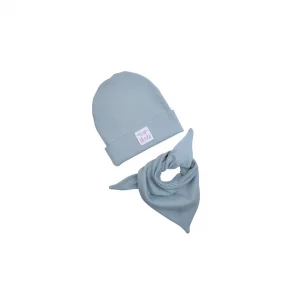 Czapka z chustą na szyję UL&KA blue Line