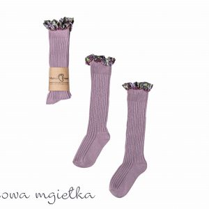 Podkolanówki Mama’s Feet Zaczarowany ogród Wrzosowa Mgiełka