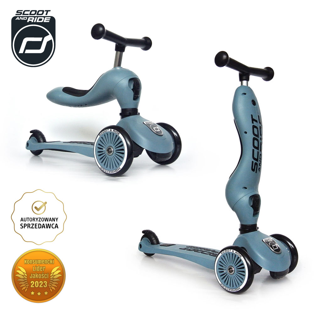 Scoot and ride HIGHWAYKICK 1 - Steel