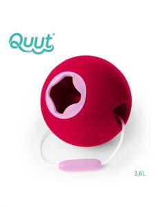 QUUT Wiaderko wielofunkcyjne duże Ballo Cherry red + sweet pink
