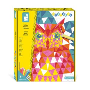 Janod Zestaw kreatywny Piasek Ptaki 7+