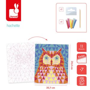 Janod Zestaw kreatywny Piasek Ptaki 7+