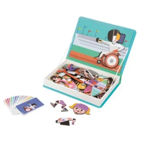 Magnetyczna układanka Sporty Magnetibook, Janod