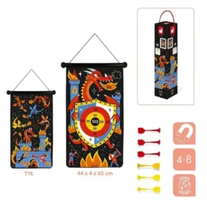 Janod Magnetyczna Gra w Rzutki Smoki 4+