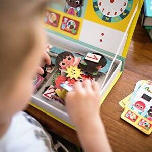 Magnetyczna Układanka Uczę się zegarka Magnetibook, Janod