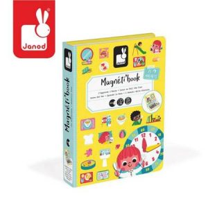 Magnetyczna Układanka Uczę się zegarka Magnetibook, Janod