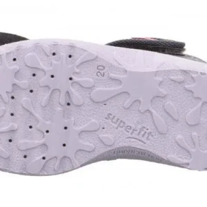 Kapcie Superfit Spotty 1-009256-2020 Ciemno szare