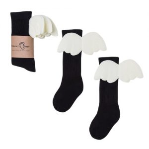 Podkolanówki Mama’s feet Aniołek Czarny