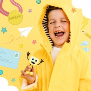 Glo Pals Postać do kąpieli Alex zestaw z 2 kostkami sensorycznymi 3+