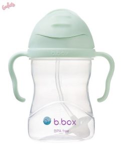 B.box Bidon ze słomką 240 ml Pistachio