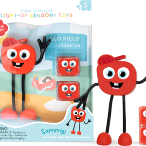 Glo Pals Postać do kąpieli Sammy zestaw z 2 kostkami sensorycznymi 3+