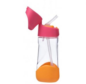 B.box Bidon tritanowy ze słomką 450ml Strawberry Shake