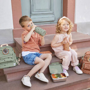 Lassig Plecak mini Happy Prints oliwkowy