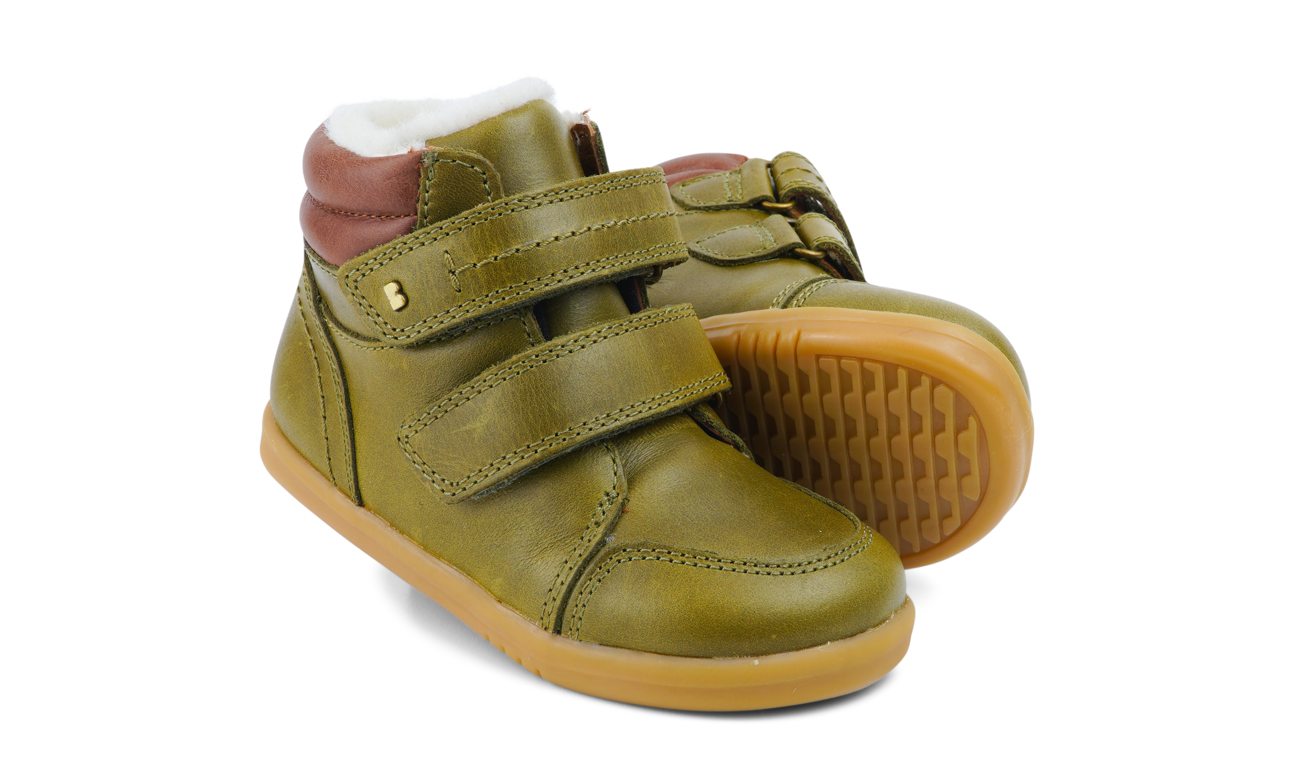 Buty zimowe dziecięce Bobux Timber Arctic Olive 730507b