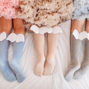 Podkolanówki Mama’s feet Szary Aniołek