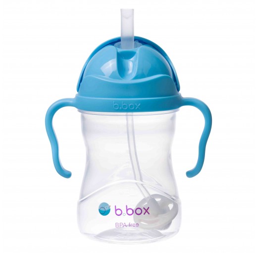 B.box Bidon ze słomką 240 ml Borówkowy