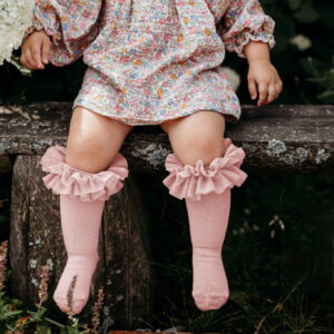 Podkolanówki Mama's Feet Tutu Róż