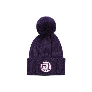 KukuKid Czapka Merino Fioletowa