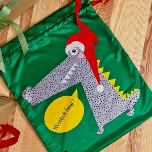 Worek na prezenty świąteczne SHELLBAG krokodyl