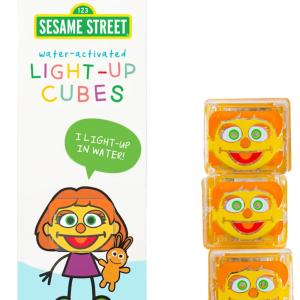 Glo Pals, Kostki sensoryczne świecące w wodzie Julia Ulica Sezamkowa – zabawka kąpielowa