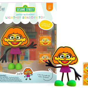 Glo Pals, Postać do kąpieli Julia – zestaw z dwiema kostkami sensorycznymi świecącymi w wodzie