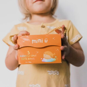 MINI U Tęczowe chmurki do kąpieli dla dzieci