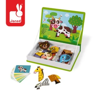 Magnetyczna układanka Zwierzęta Magnetibook, Janod