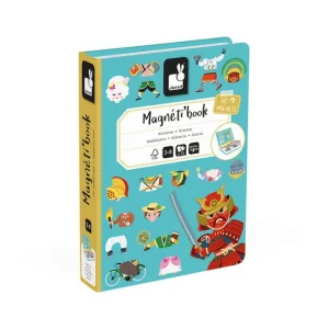 Magnetyczna układanka Historia Magnetibook, Janod