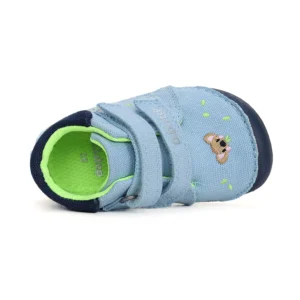 Półbuty dziewczęce D.D.step C070-41709A Barefoot Niebieskie