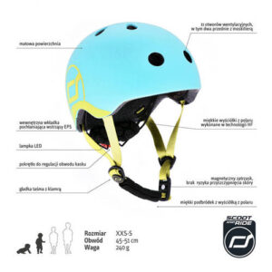 Scoot and Ride Kask XXS-S Blueberry