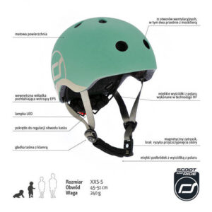 Scoot and Ride Kask XXS-S Forest
