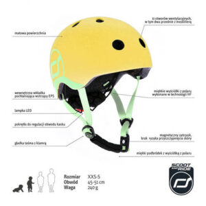 Scoot and Ride Kask XXS-S Lemon