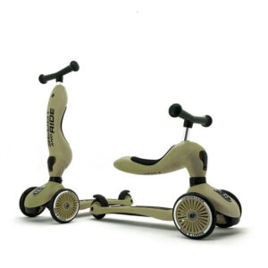 Scoot and ride 2w1 Jeździk i hulajnoga HIGHWAYKICK 1 Olive