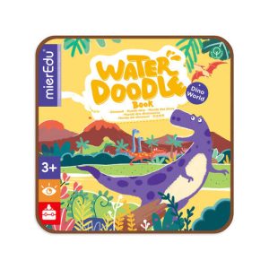 mierEdu Kolorowanka wodna z pędzelkiem – Świat dinozaurów