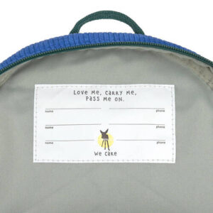 Lassig Plecak mini sztruks Little Gang Smile blue