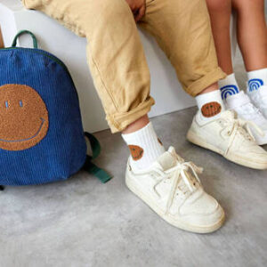 Lassig Plecak mini sztruks Little Gang Smile blue