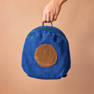 Lassig Plecak mini sztruks Little Gang Smile blue