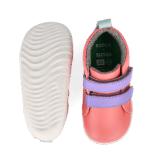 Buty dziecięce Bobux Grass Court High Ocean Coral+Mauve 750806