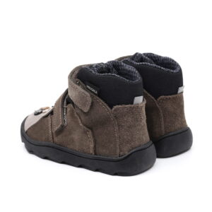 Trzewiki dziecięce MRUGAŁA NEKO Barefoot Alpaca Grey Membrana TE-POR